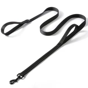 Hundkoppel – Active | Dubbelhandtag med Reflex för Vardagspromenader