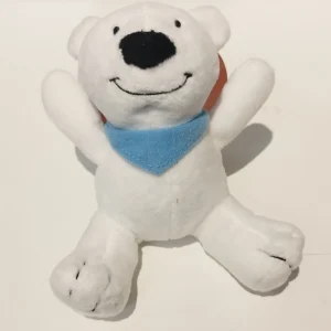 Hundleksak – Isbjörn i plysch, 15 cm