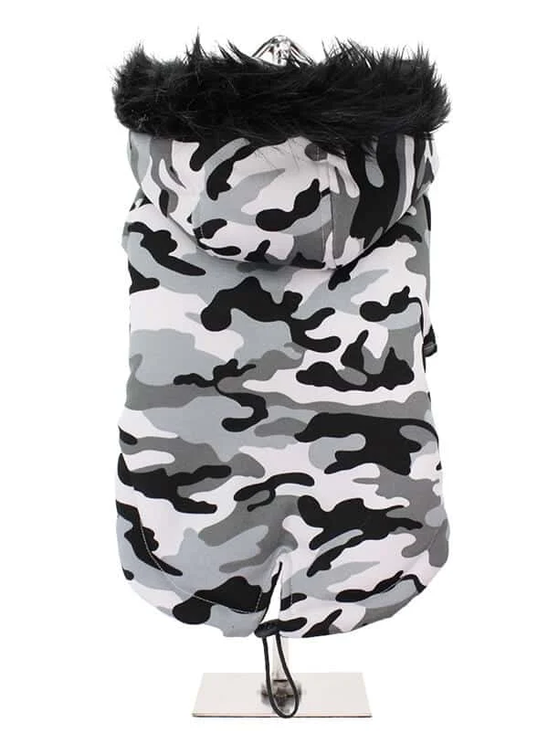 Hundparkas grå camouflage - Image 2