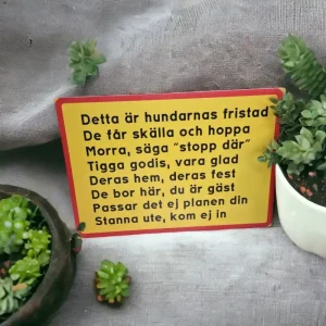 Hundskylt, hästskylt -Begränsad upplaga