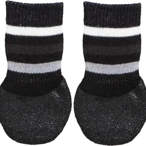 Hundsockar gummerad 2-pack svart