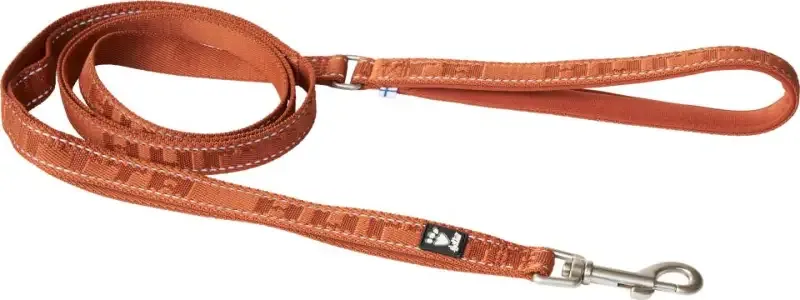 Hurtta ECO Casual reflekterande hundkoppel Cinnamon 180 cm / 20 mm