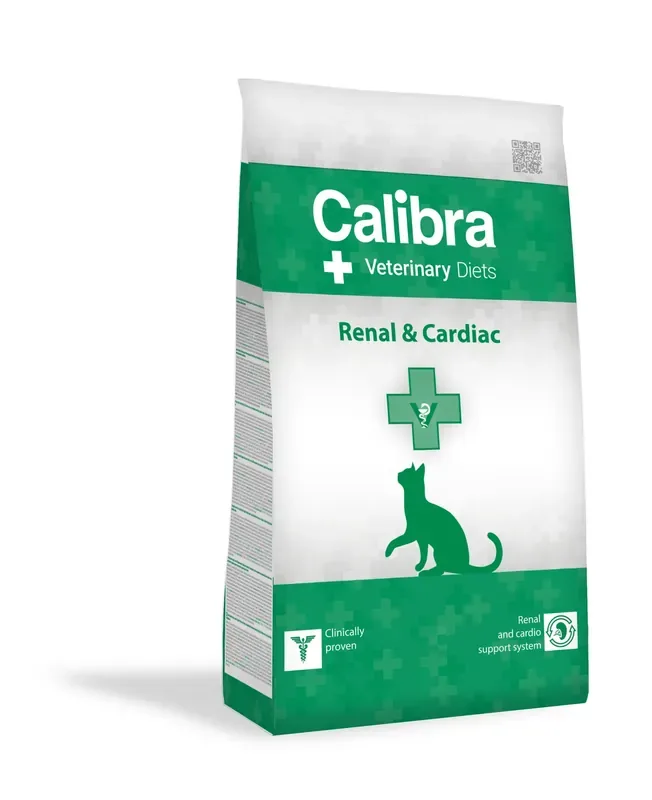 I lager Calibra VD Renal & Cardiac torrfoder för katter