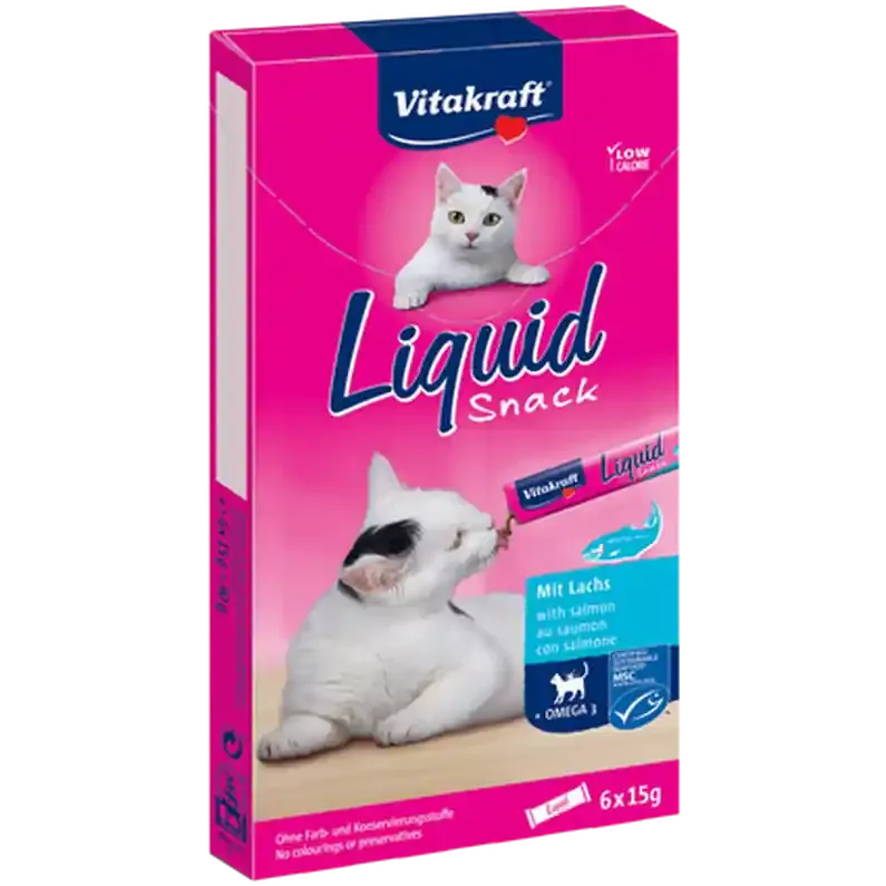 I lager Cat LiquidSnack Lax 6pack, 15 g