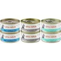 I lager Ekonomipack Almo Nature HFC Natural 12 x 70 g – HFC Natural Mixpack med tonfisk (3 sorter)