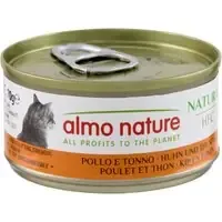 I lager Ekonomipack Almo Nature HFC Natural 24 x 70 g – HFC Natural Kyckling & tonfisk