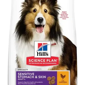 I lager Hill‘s Science Plan Canine Sensitive Stomach & Skin Medium Adult Chicken 14 kg