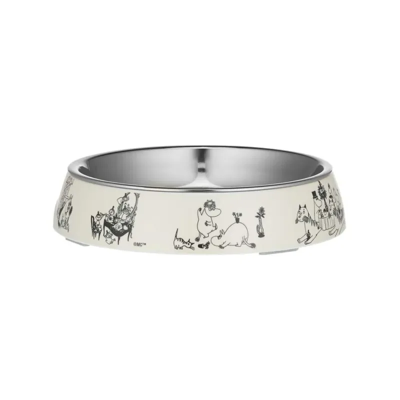 I lager Moomin for Pets Mumin 80 år Kattskål