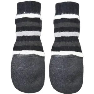 I lager Pet Paws NonSlip Dog Socks Hundskor Black XS/S
