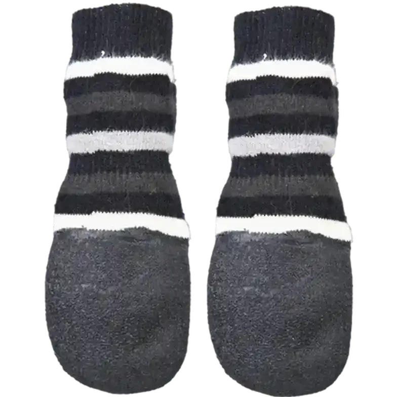 I lager Pet Paws NonSlip Dog Socks Hundskor Black XS/S