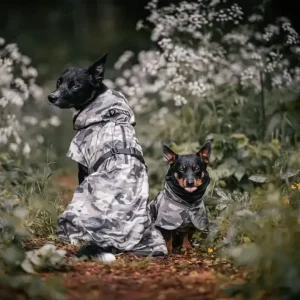 I lager Reflekterande Regnjacka Hund, Camo – 20