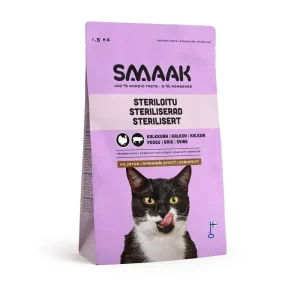 I lager SMAAK Cat Adult GrainFree Sterilised Turkey & Pork