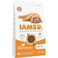 IAMS Advanced Nutrition Kitten med färsk kyckling – 3 kg Nyhet