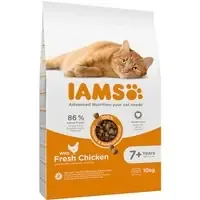 IAMS Advanced Nutrition Senior Cat 7+ med kyckling 10 kg Extra rabatt