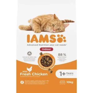 Iams for Vitality Cat Adult Indoor Chicken Lågt pris