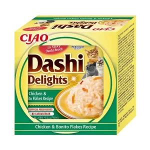Inaba Dashi Delights Cat Chicken/Bonito Säker betalning