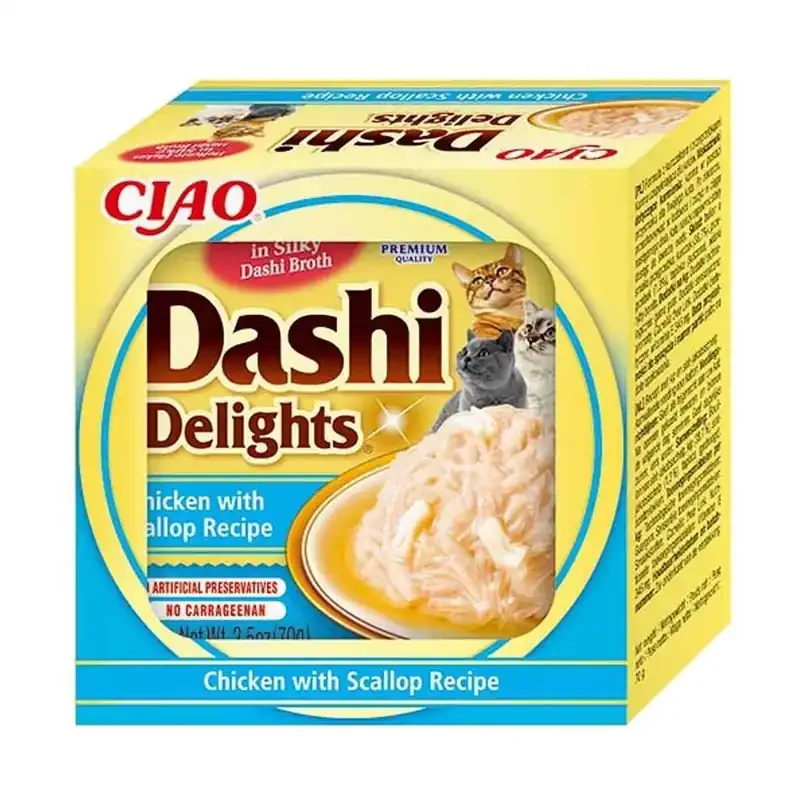 Inaba Dashi Delights Cat Scallop Premium