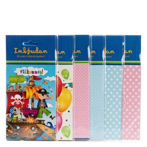 Inbjudningskort 10p mix 7 motiv (Lek)