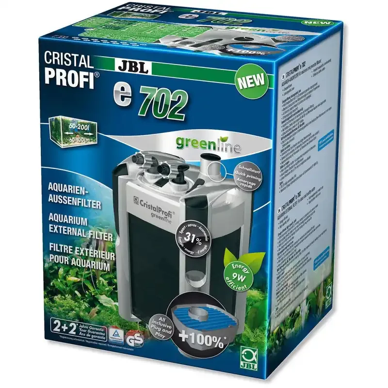 JBL CristalProfi e701 Greenline Ytterfilter Säker betalning