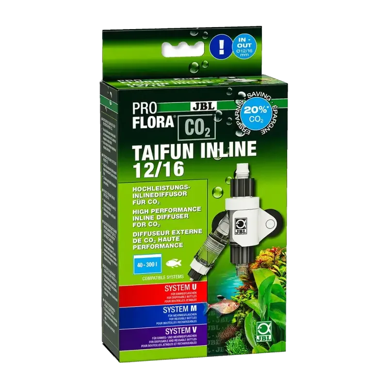 JBL Proflora Taifun 12/16 Inline Diffuser Co2