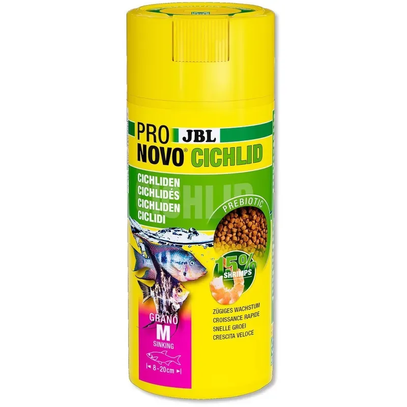 JBL Pronovo Cichlid Grano M Fiskfoder 250 ml Nyhet