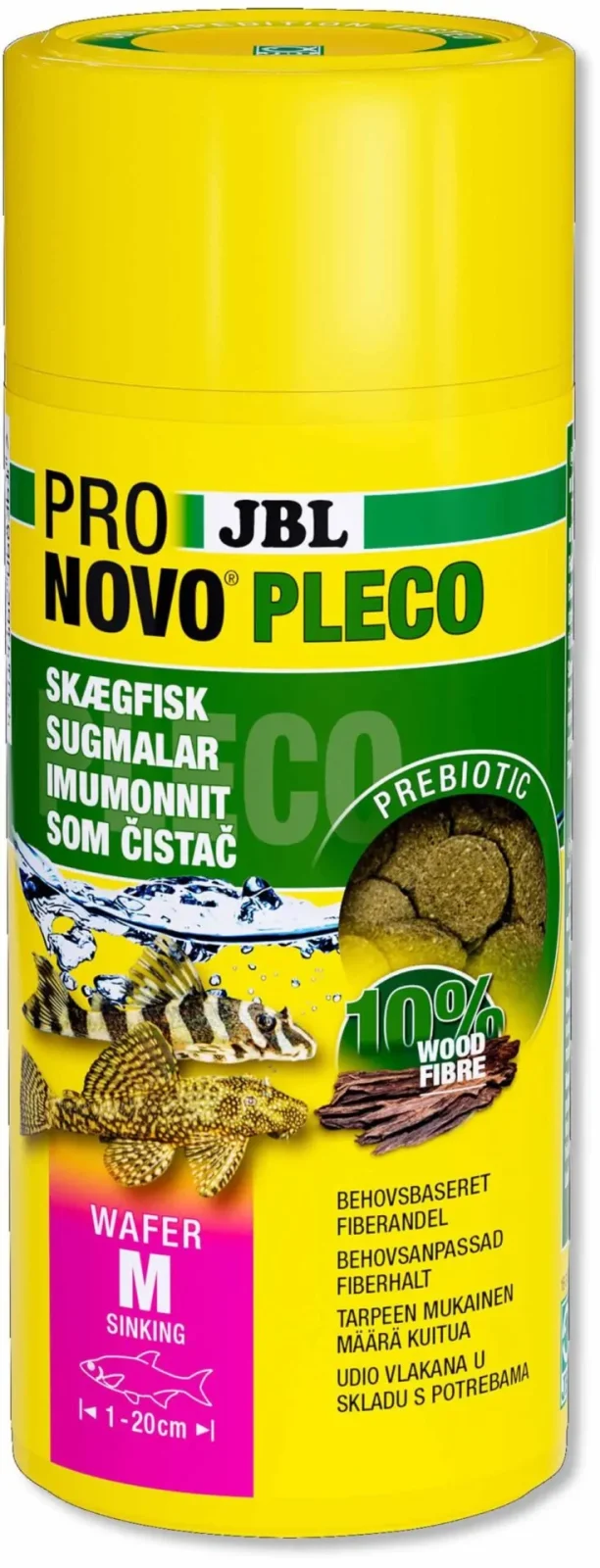 JBL ProNovo Pleco Wafers M 250 ml – Bottenfoder