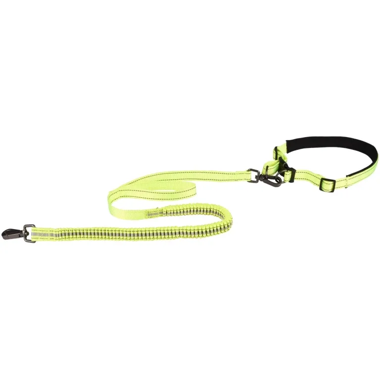 Joggingkoppel med midjebälte Diran Fluo – gul