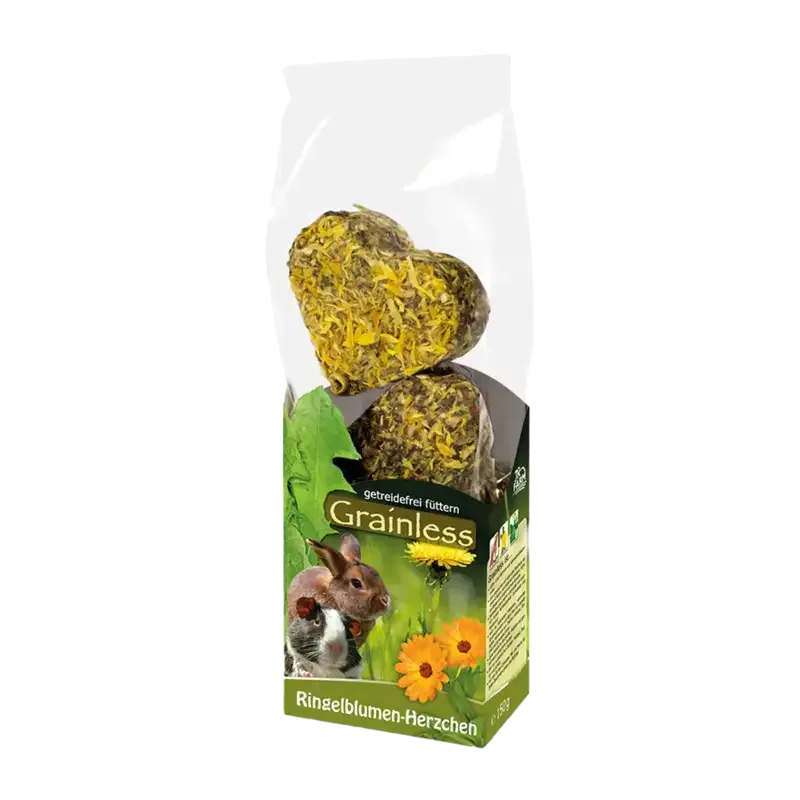 JR Farm Grainless Hjärtan Ringblomma – 105 G