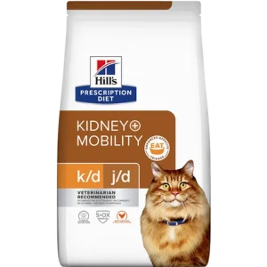 k/d + j/d Kidney Mobility Veterin盲rfoder 3kg