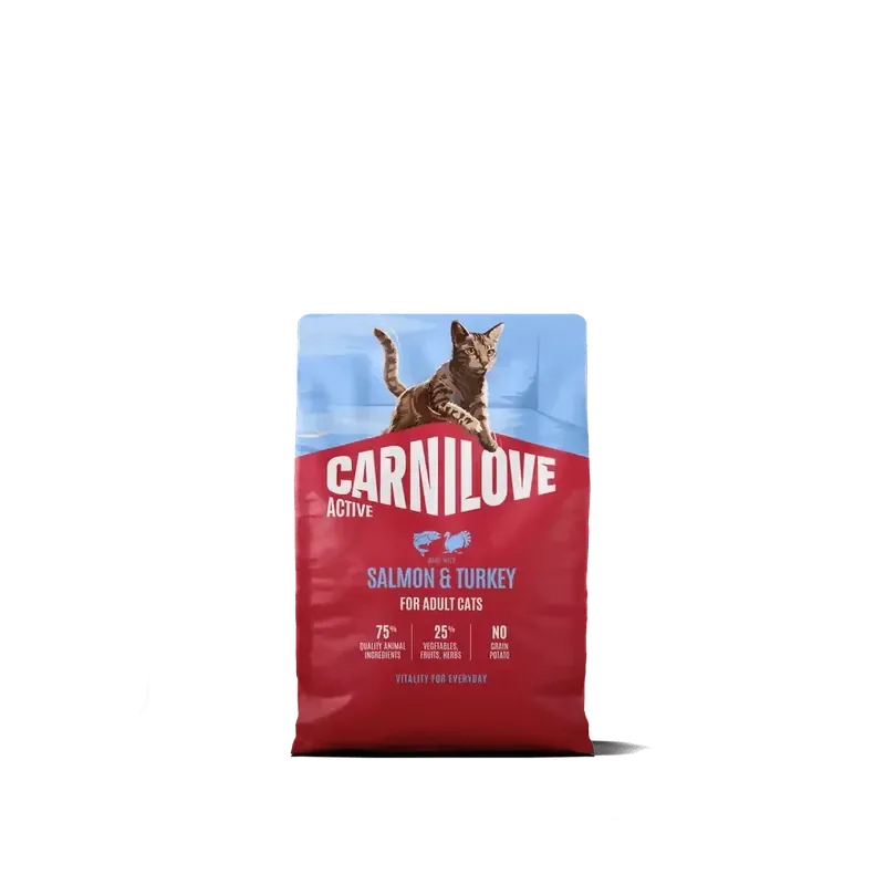 Kampanj Carnilove Active Cat Dry Salmon & Turkey for Adult All Breeds – 2 kg