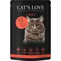 Kampanj Cat‘s Love 12 x 85 g – Nötkött pur