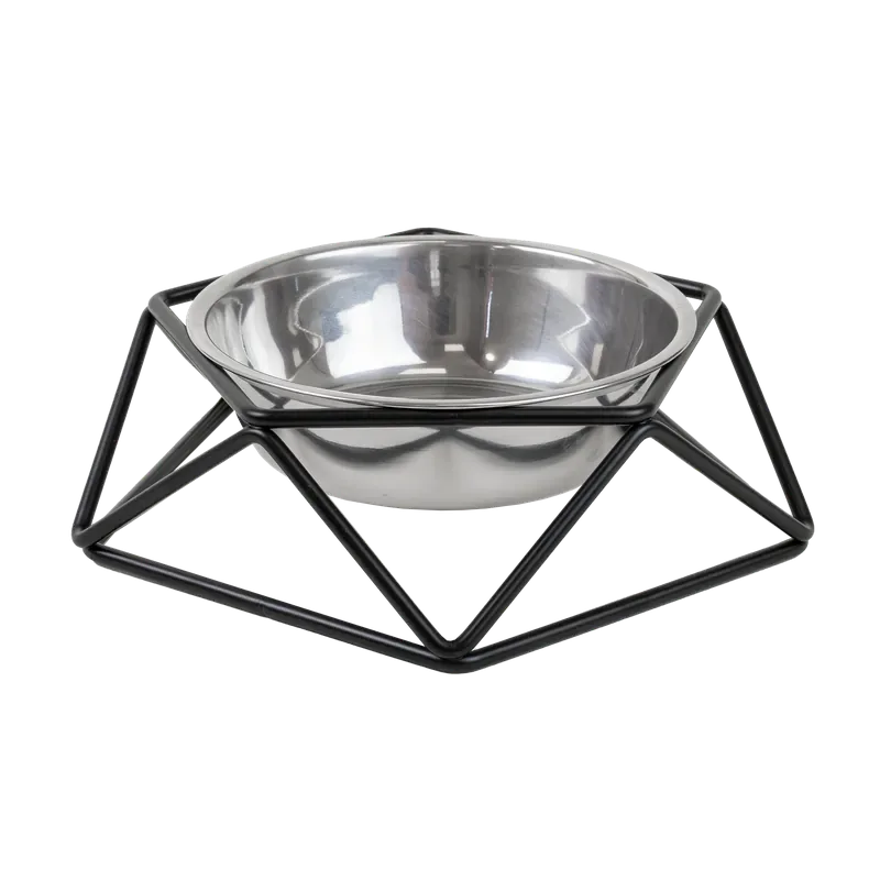 Kampanj Matskål Pentagon Svart M 350ml 19x6cm