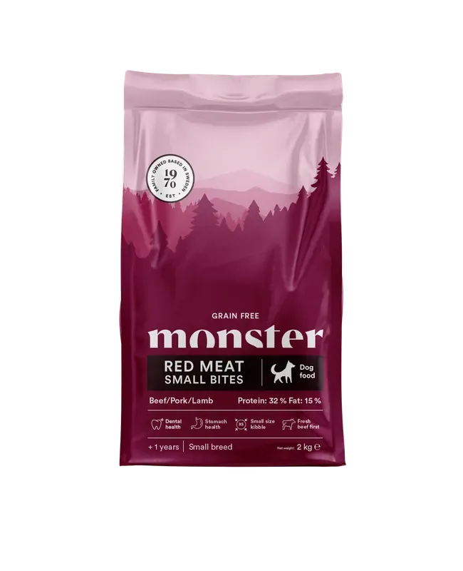 Kampanjpris Dog Grain Free Adult Red Meat Small Bites – 2 kg