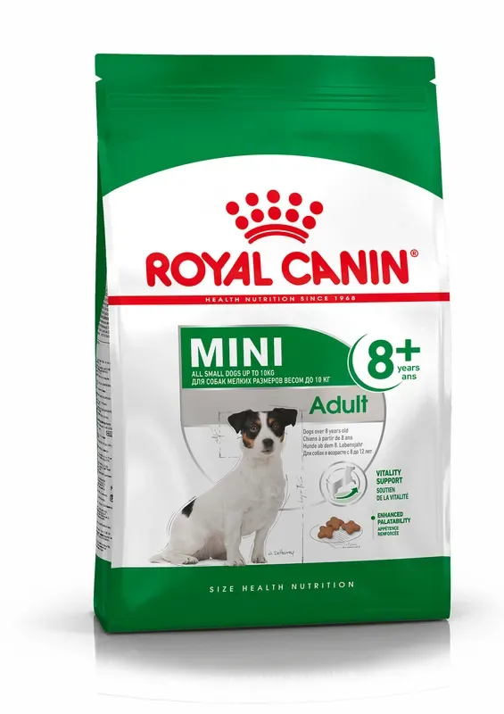 Kampanjpris Mini 8+ Adult Torrfoder för hund – 2 kg