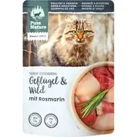 Kampanjpris Pure Nature Senior Cat Fjäderfä & vilt – 12 x 85 g
