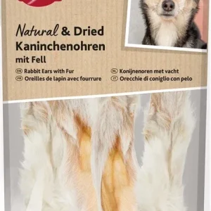Kaninöron med päls, 100 g