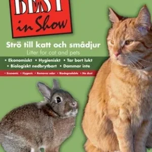Katt/Gnagare Best in Show smådjursströ pellets 14 liter
