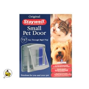 Kattdörr Staywell 737 silvermetallic