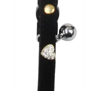 Katthalsband Diamond Heart 30cm