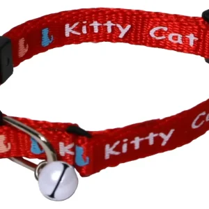 Katthalsband Kattunge Röd Nylon 16–23 cm