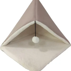 Kattigloo 60x60x42 cm Vikbar Kattbädd 2i1