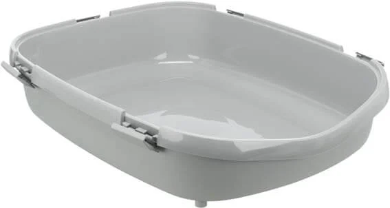 Kattlåda Primo XXL med Huv Grå/Vit - Image 2