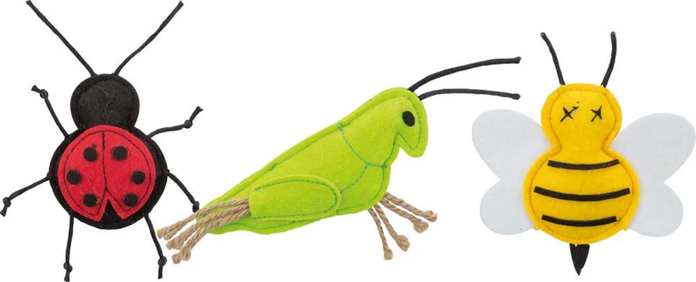 Kattleksak Insekter 11cm Mix