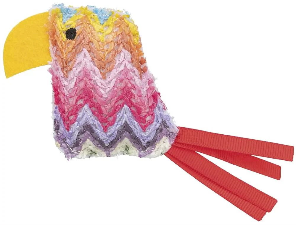 Kattleksak Papegoja 12cm