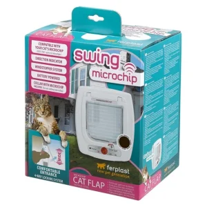 Kattlucka Swing Microchip Brun