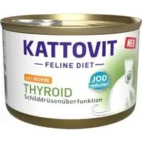 Kattovit Feline Diet Thyroid med kyckling – Ekonomipack 24 x 185 g Utförsäljning