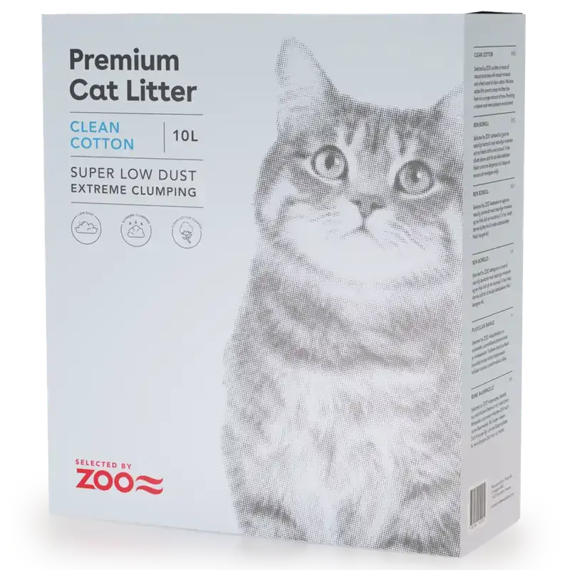 Kattsand Clean Cotton 10 L Billigare