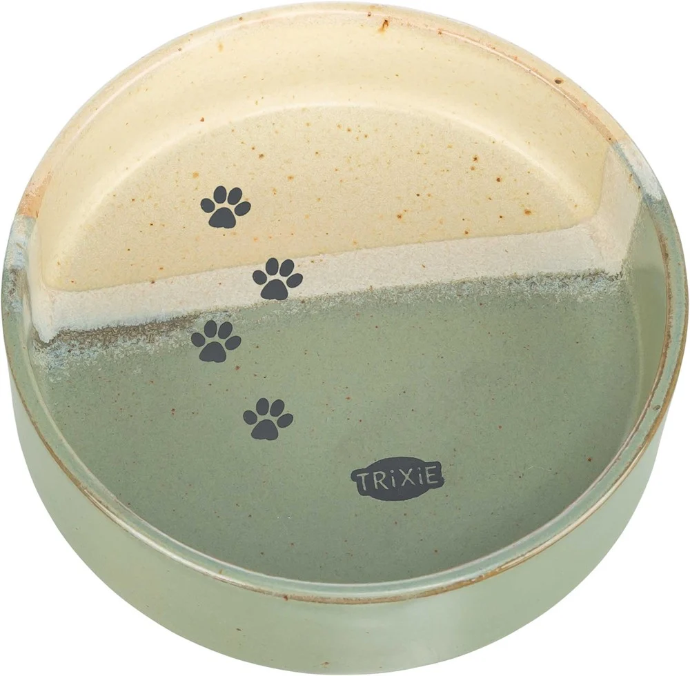 Keramikskål Grön/Beige 12cm - Image 2