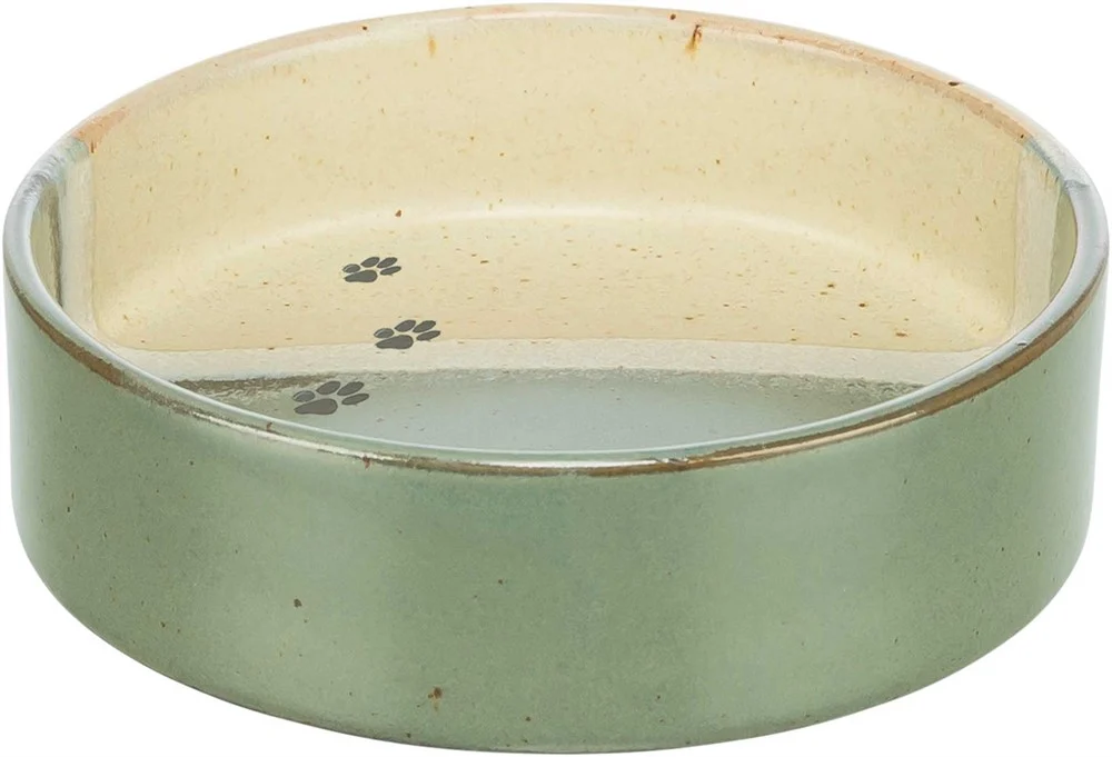 Keramikskål Grön/Beige 12cm