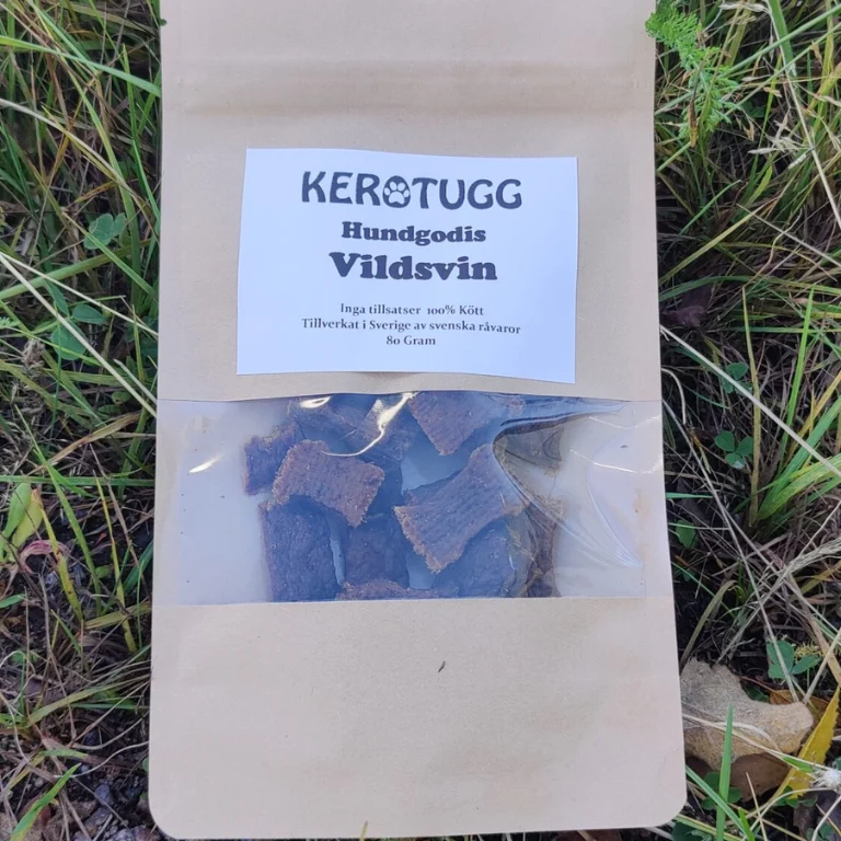 Kerotugg hundgodis vildsvin – 80g - Image 2